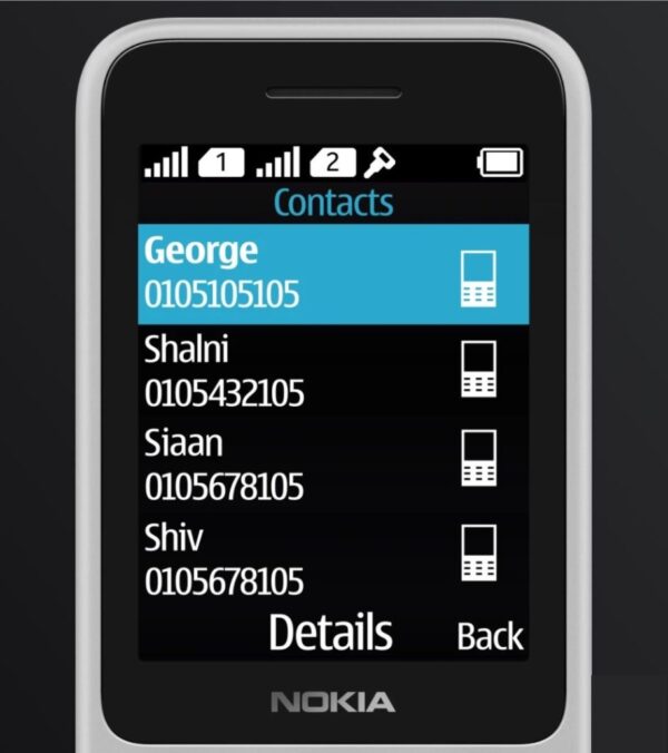گوشی موبایل نوکیا مدل ( NOKIA 125 ) 2 سیم کارت ظرفیت 4 مگابایت( گارانتی1 ماه شرکتی) )
