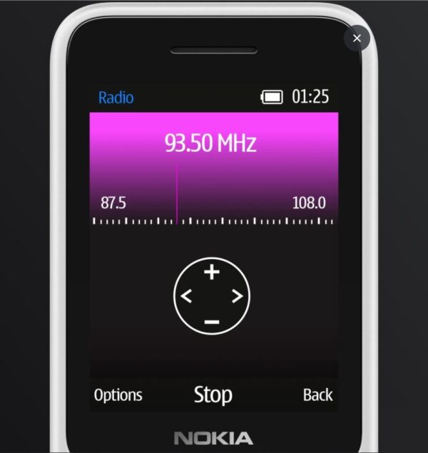 گوشی موبایل نوکیا مدل ( NOKIA 125 ) 2 سیم کارت ظرفیت 4 مگابایت( گارانتی1 ماه شرکتی) )