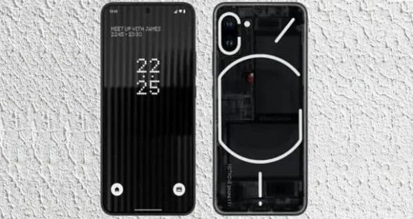 کاور کریستالی شفاف دور ژله ای سپیس Nothing Phone1