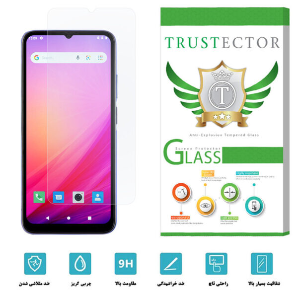 گلس محافظ صفحه نمایش شیشه ای مناسب برای گوشی موبایل جی پلاس X10