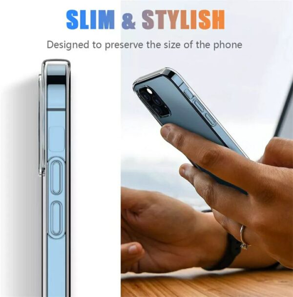 قاب ژله ای بی رنگ محافظ لنزدار آیفون مدل Iphone 12