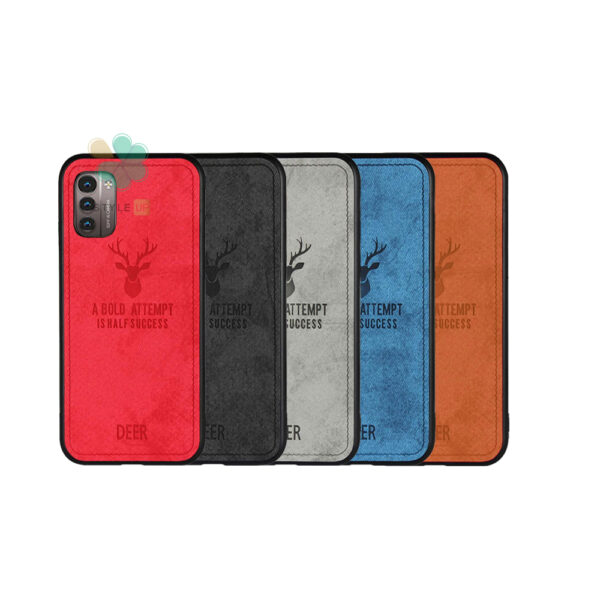 قاب گوشی پارچه ای گوزن مناسب Nokia G21